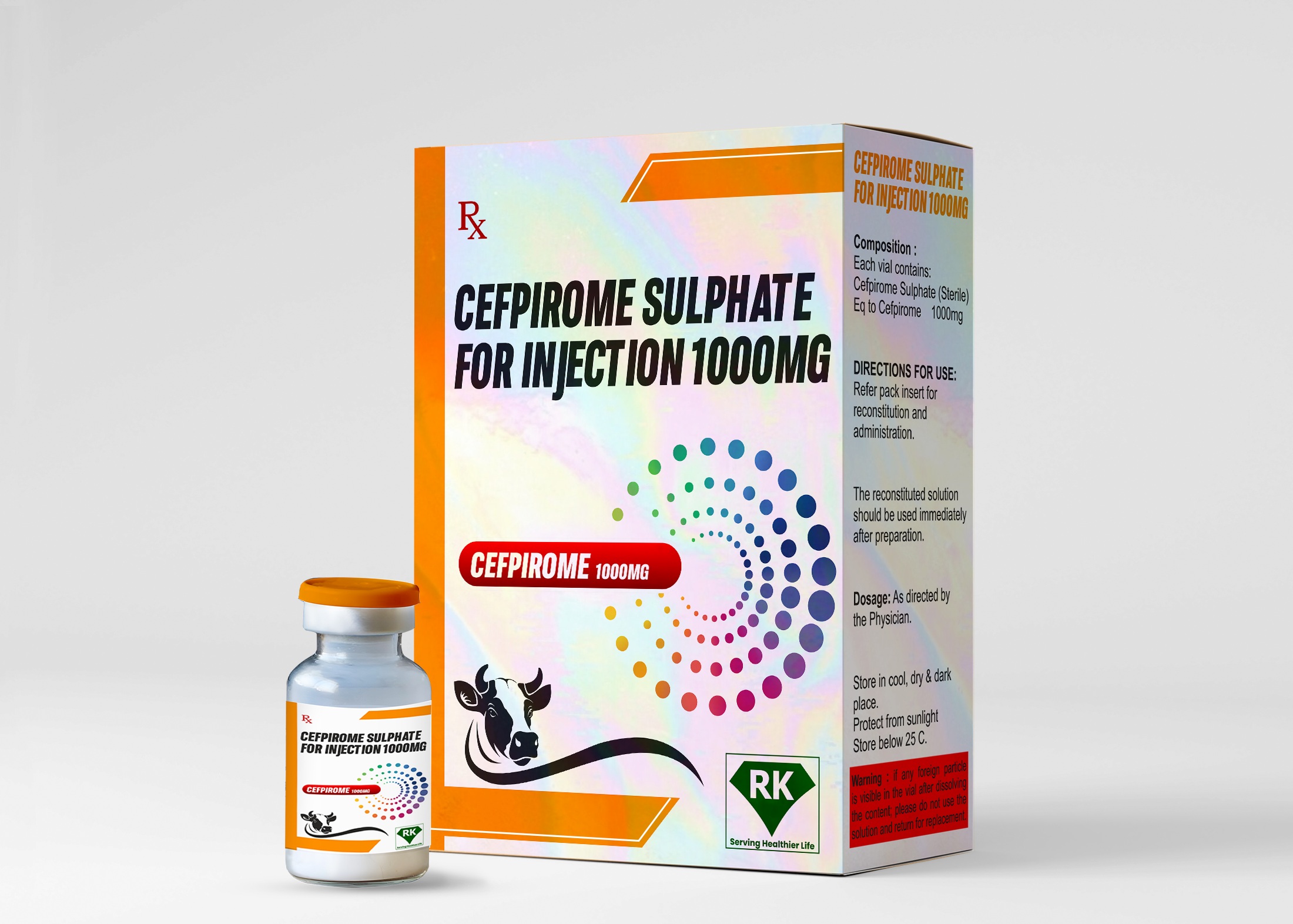 Cefpirome Sulphate for injection 1000mg